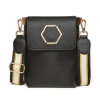 Alice Wheeler Brompton Honeycomb Crossbody Bag - Black