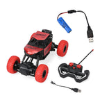 All-Terrain Die-Cast R-C Climbing Car - Rubber Tyres, Shock Absorbers - Red