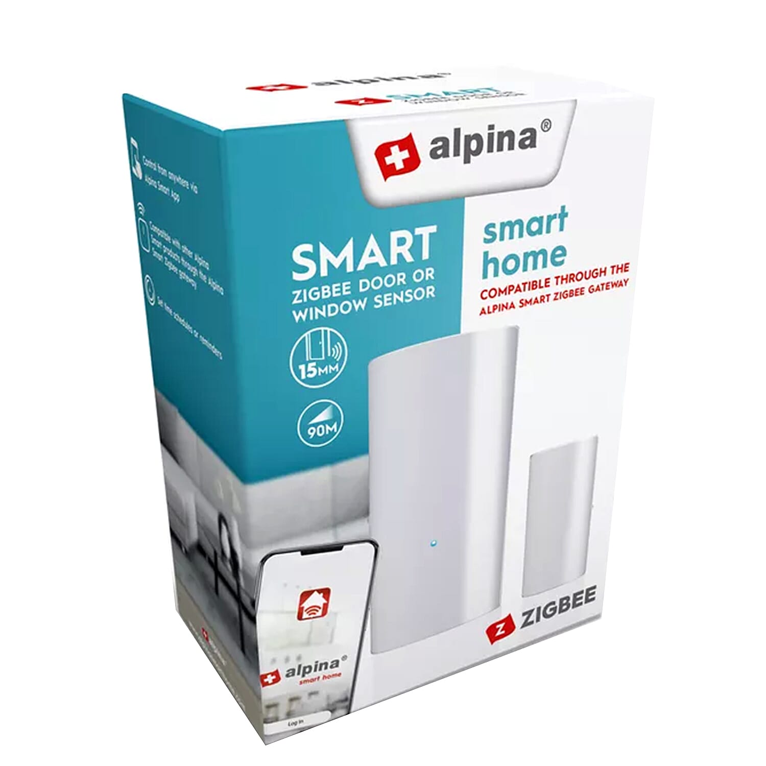 Alpina Smart Door or Window Sensor 3V - White