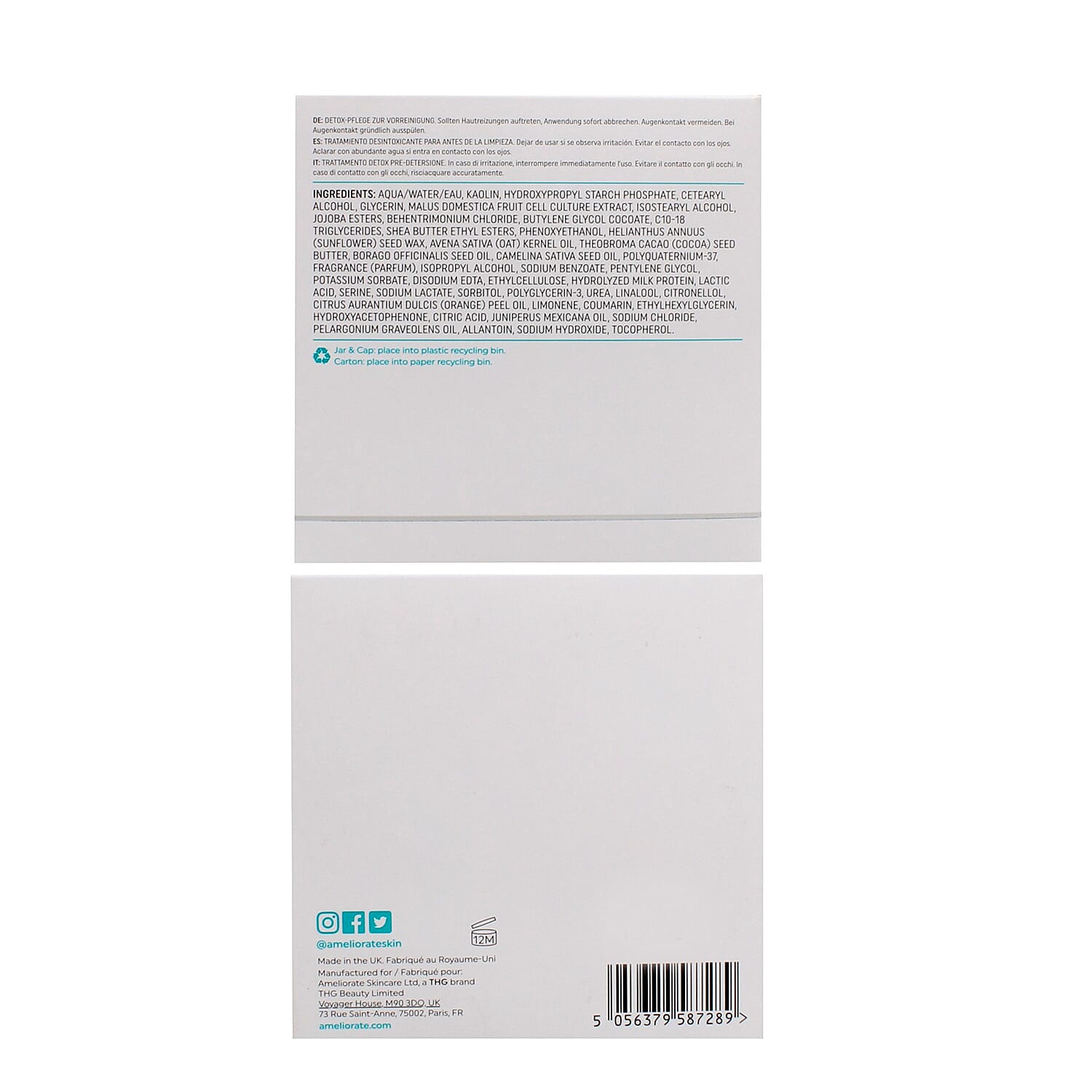 Ameliorate Deep Cleansing Hair and Scalp Mask 225ml