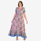 Anamor Rayon Woven Dress (Size - 12) - Pink