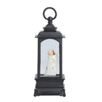 Christmas Angel Lantern Warm Light (Size 23x8x8Cm) - Black