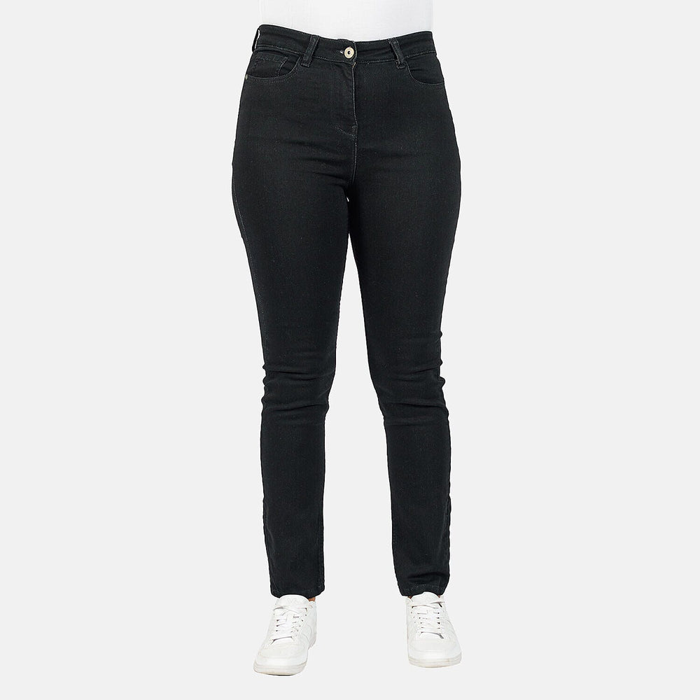 TAMSY - Angelina Straight Fit Jeans (Size 10) - Dark Blue