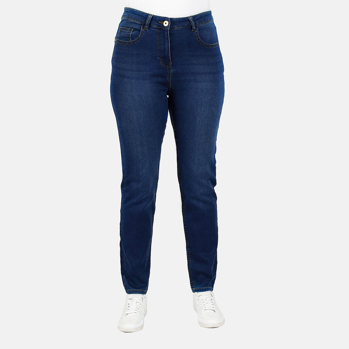 TAMSY - Angelina Relaxed Stretch Jean (Size 12) - Indigo