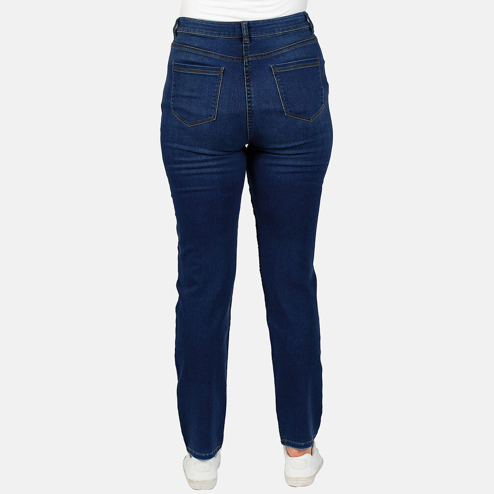 TAMSY - Angelina Straight Fit Jeans (Size 18) - Indigo