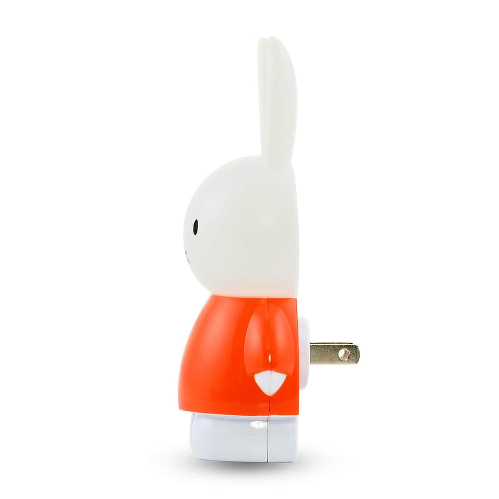 Miffy Night Lamp with Auto Dim Sleep Function - Orange - White