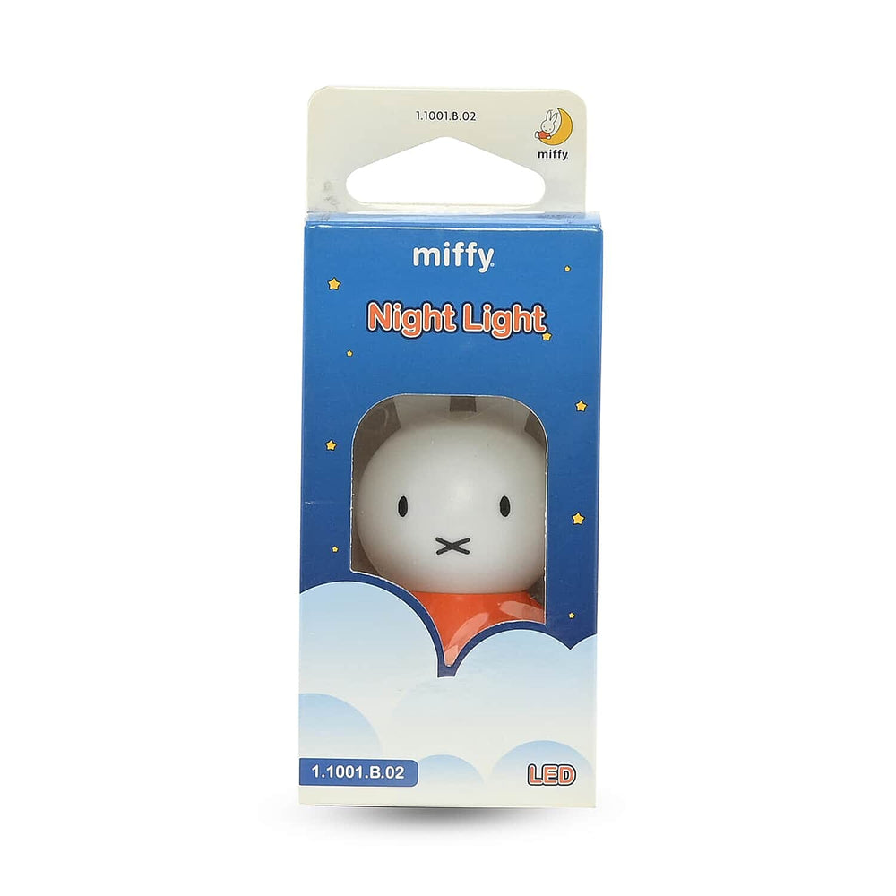 Miffy Night Lamp with Auto Dim Sleep Function - Orange - White