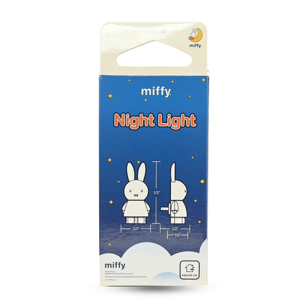 Miffy Night Lamp with Auto Dim Sleep Function - Orange - White