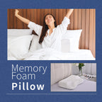 Anti Snore Memory Foam Pillow - Contoured Neck and Head Support - Soft & Breathable
