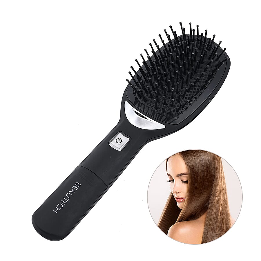 BEAUTECH- Iontech Smoothing Hair Brush (Black)