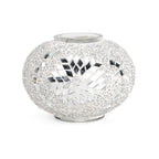 Handmade Moroccan Style Mosaic Table Lamp - White