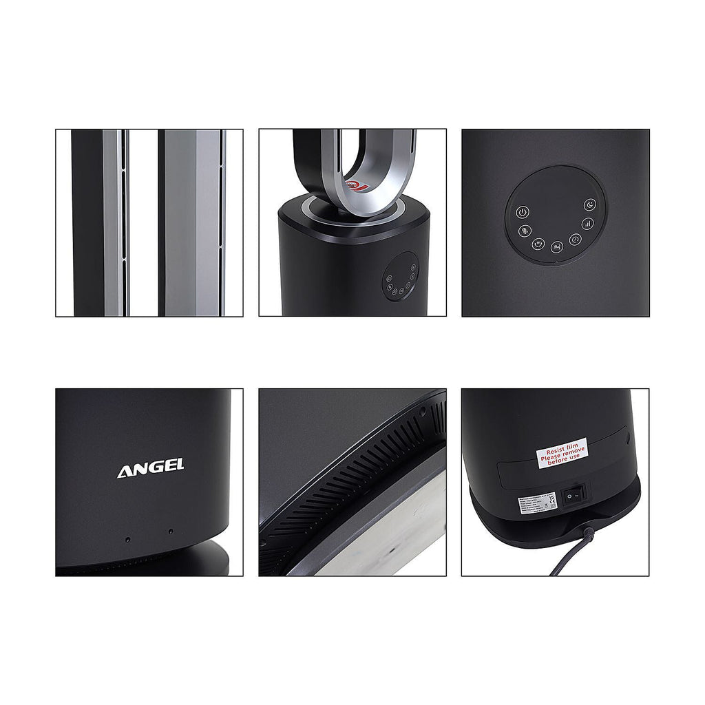 Bladeless Remote-Touch Control Heater Fan with Hepa Filter