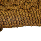 Aran 100% Pure New Wool Sweater (Size S) - Mustard Colour