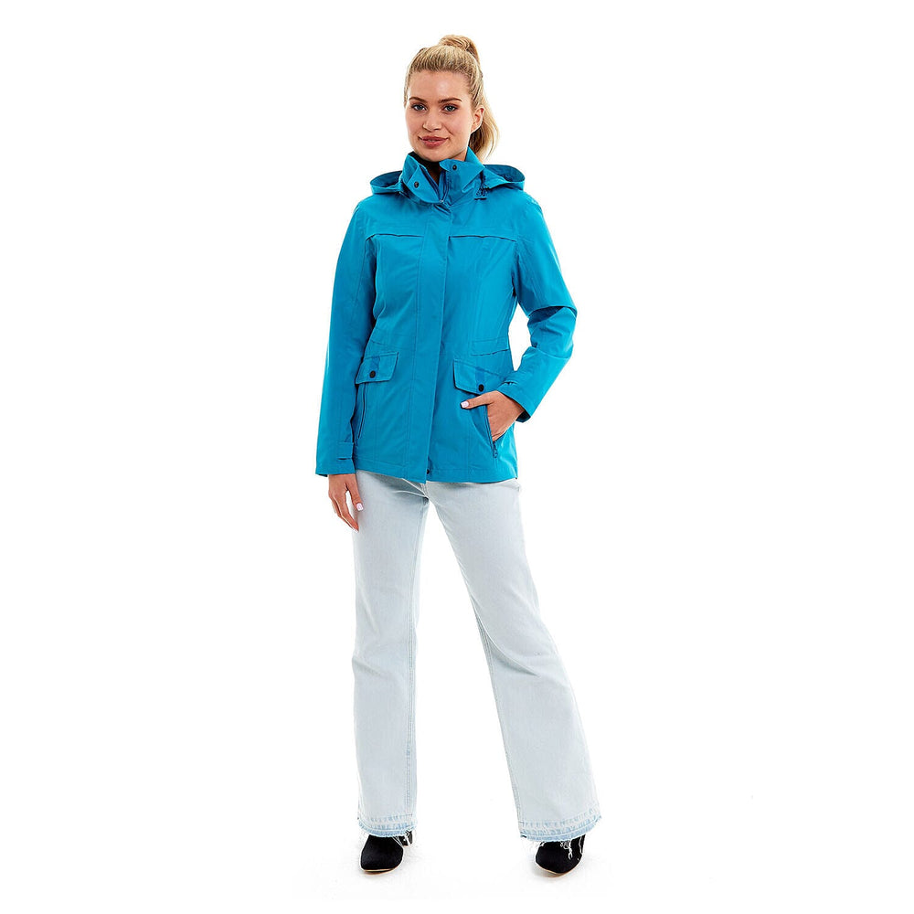 Arctic Storm- Ladies Waterproof Jacket (Size 14) - Bluebird