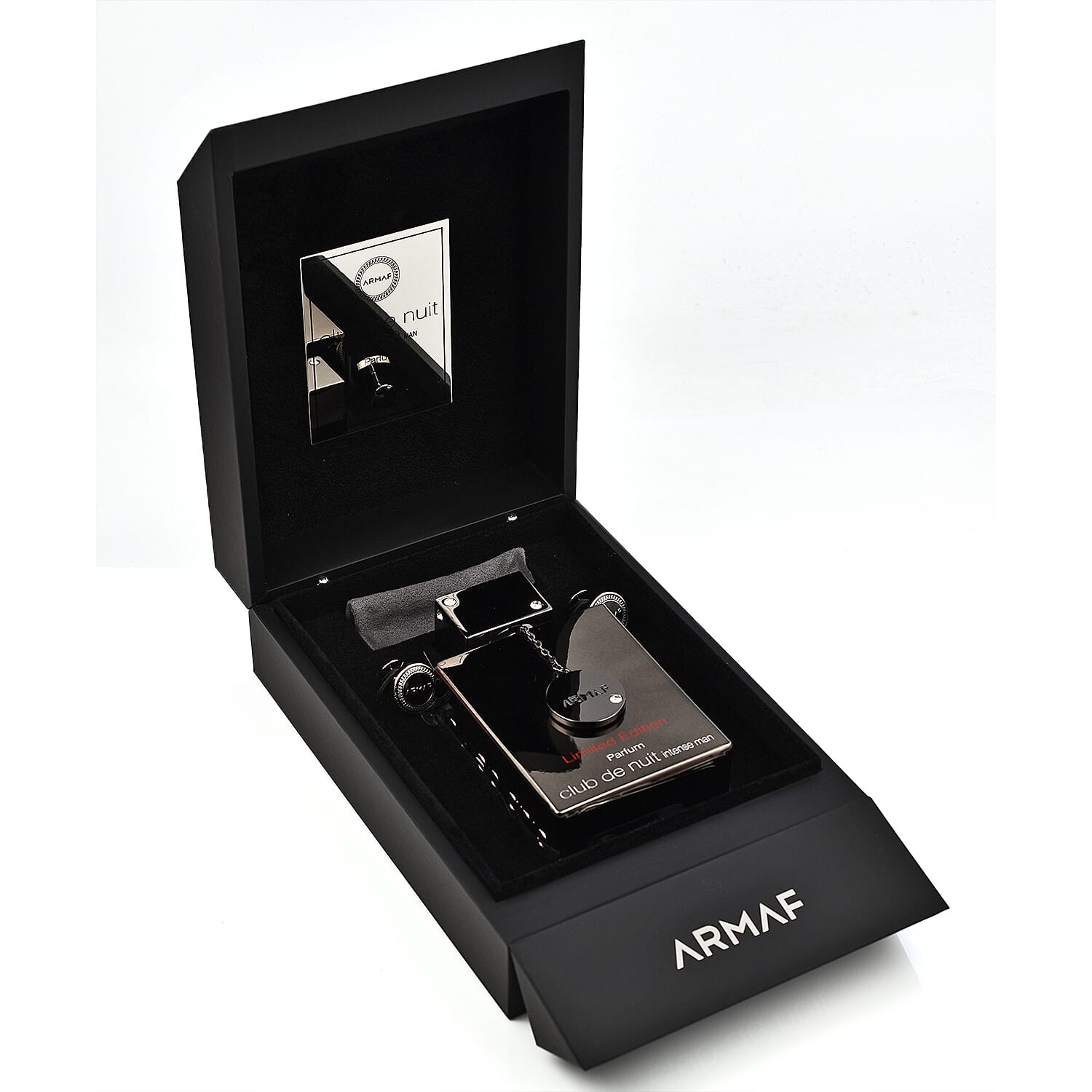 Armaf Club De Nuit Intense Man Limited Edition- 105ml With Cufflinks and FREE 2ML Sample