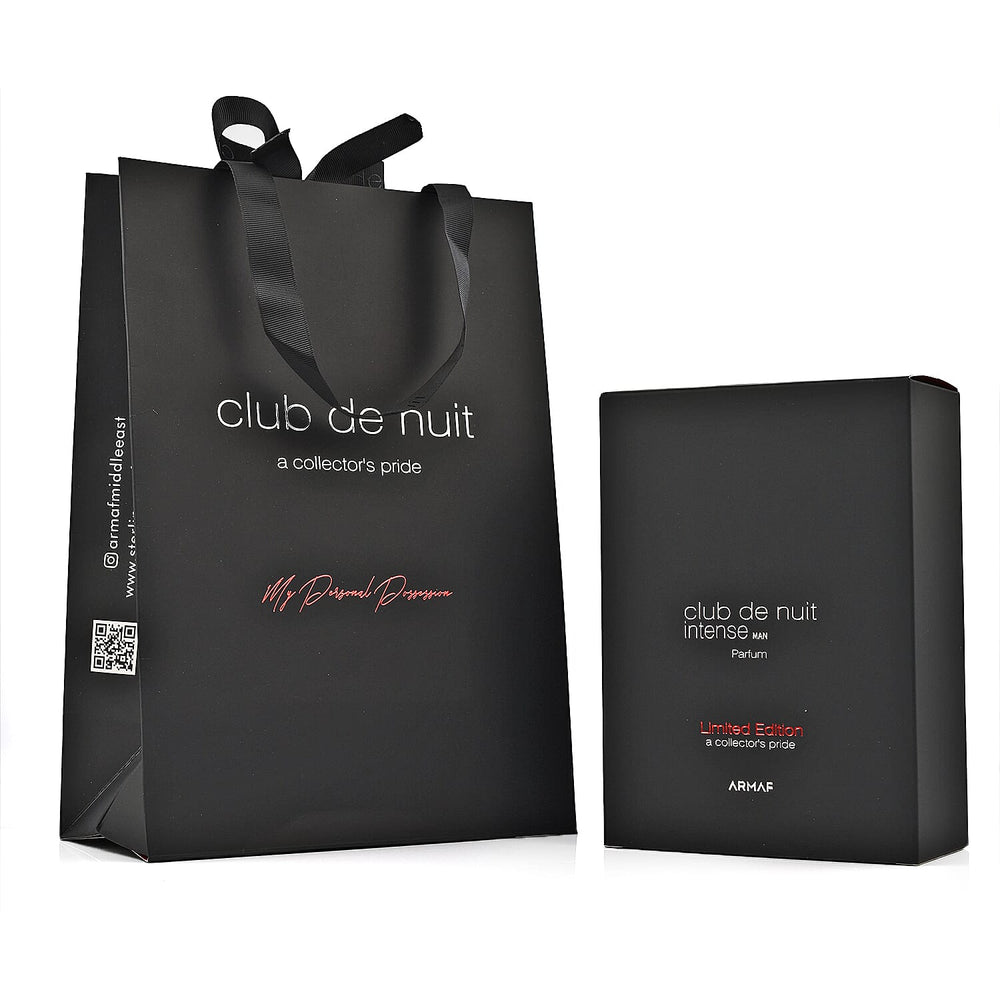 Armaf Club De Nuit Intense Man Limited Edition- 105ml With Cufflinks and FREE 2ML Sample
