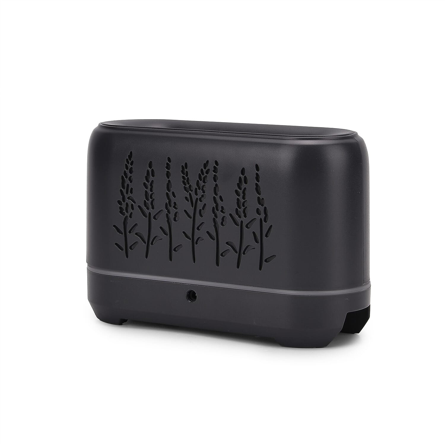 Flame Effect Aromal Diffuser with 10 Oils  - LED Light, Timer - Grey