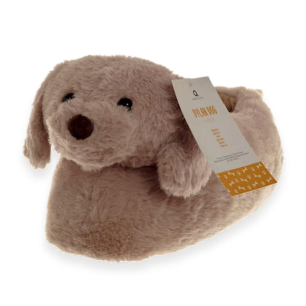 Aroma SuperSoft Chunky Dog Slippers (One Size, Fits 4 to 7) - Brown