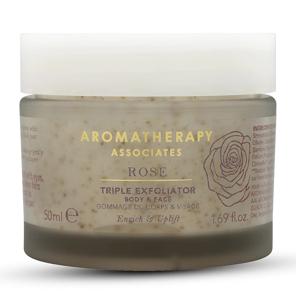 Aromatherapy Associates Travel Rose Triple Exfoliator - 50ml