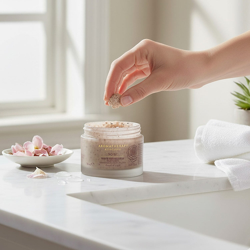 Aromatherapy Associates Travel Rose Triple Exfoliator - 50ml