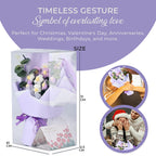 100% Cotton Handmade Crochet Flower Bouquet - Lavender