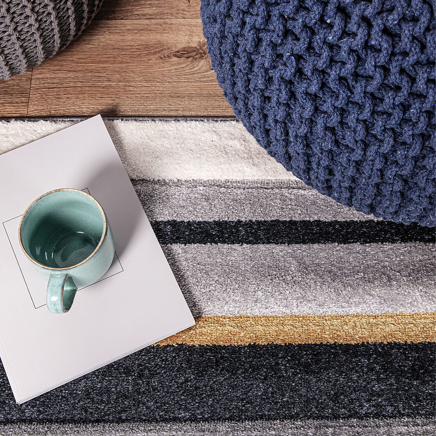 Asiatic Carpets Geo Ochre Rug (210x150 cm)