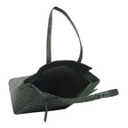 Assots London Genuine Leather Eileen Tote Bag - Olive
