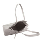 Assots London Genuine Leather Eileen Tote Bag - Ivory