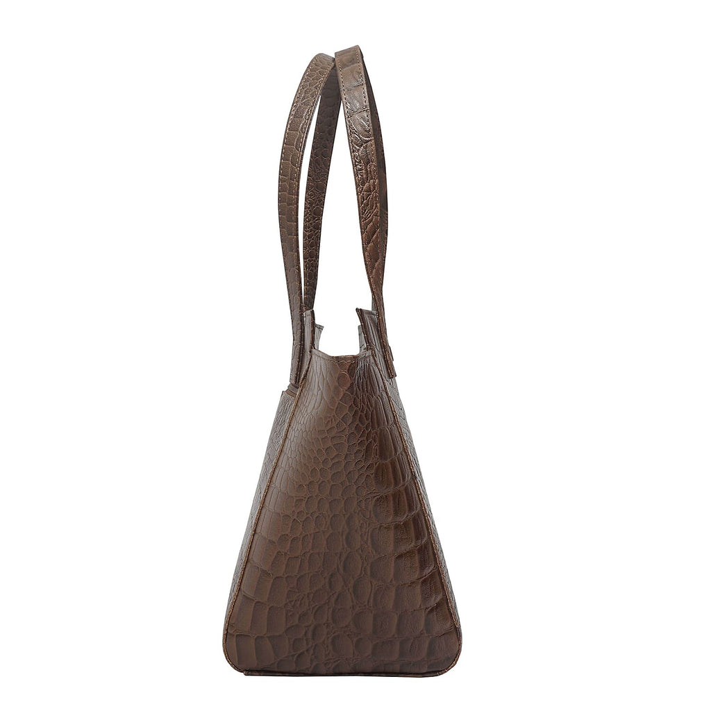 Assots London Genuine Leather Eileen Tote - Tan
