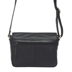 Assots London Genuine Leather Jessica Quilted Crossbody Bag - Black