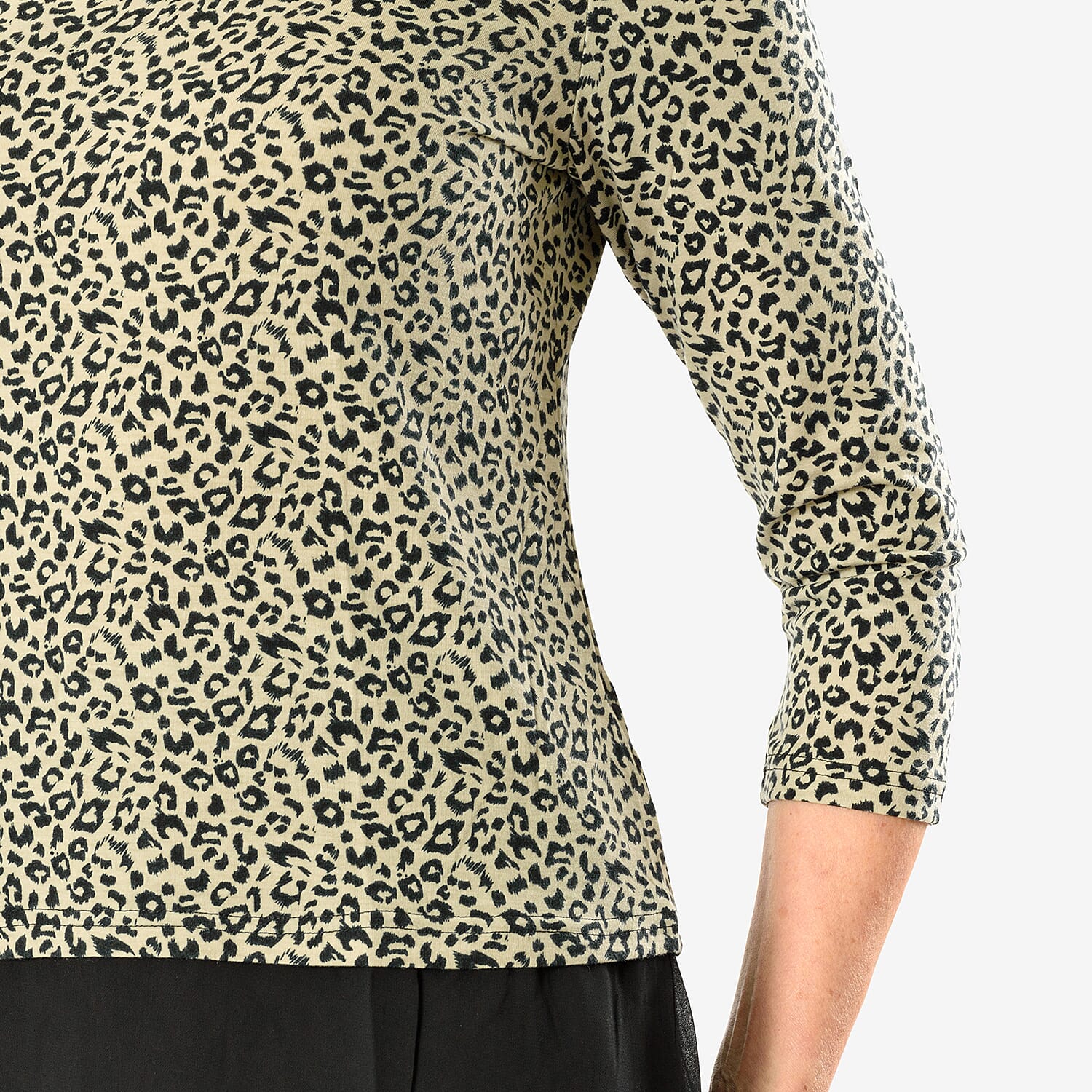 Auburn Animal Print Top (Size 20 to 22)  - Beige