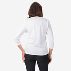 Auburn Knitted Zip Blouse (Size 10-12) - Ivory