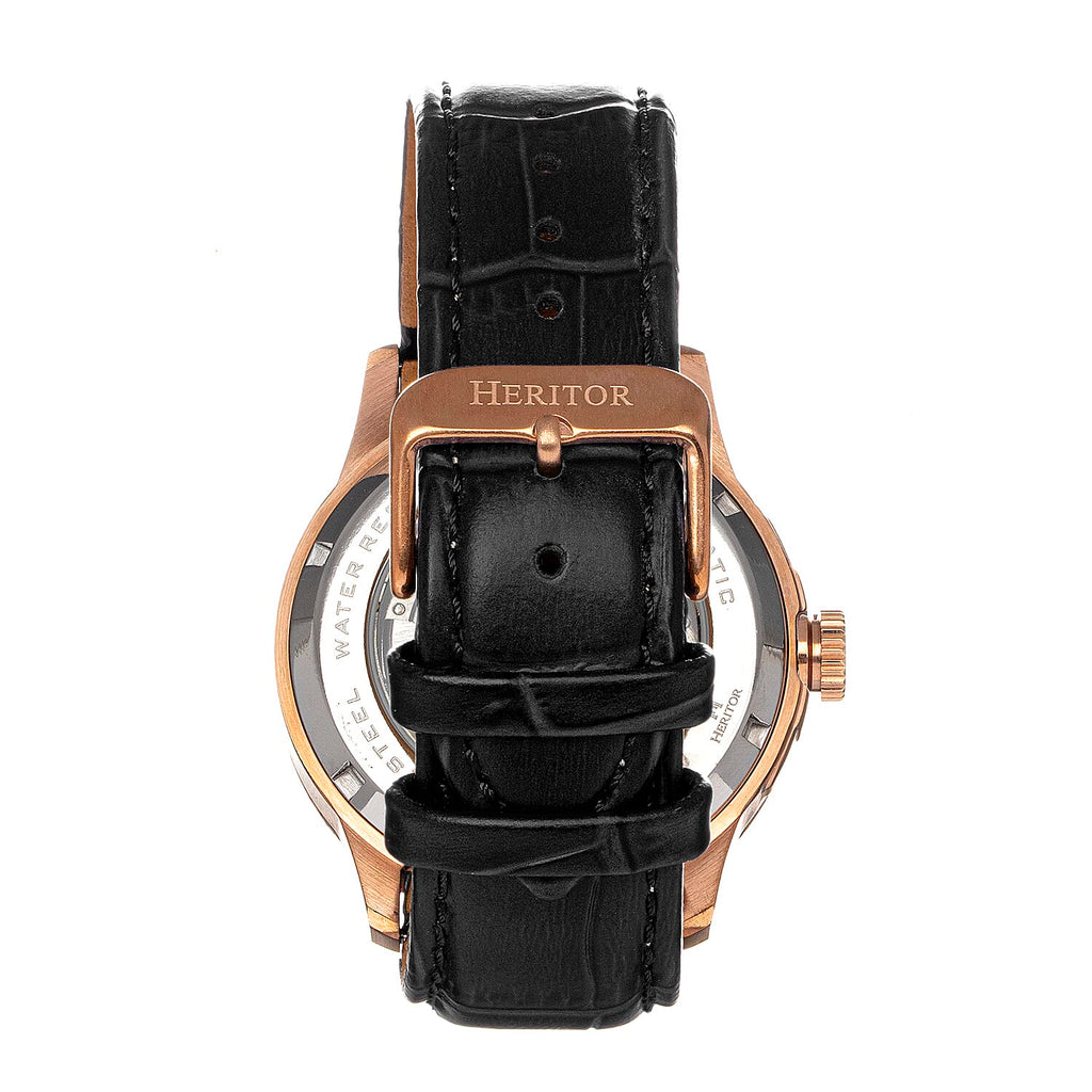Automatic Mens Watch in Leather