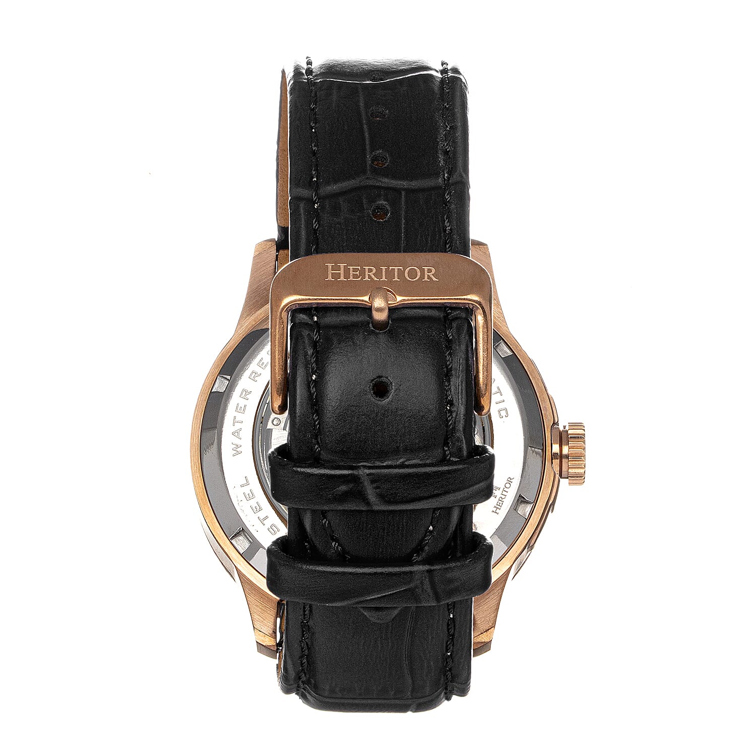 Automatic Mens Watch in Leather