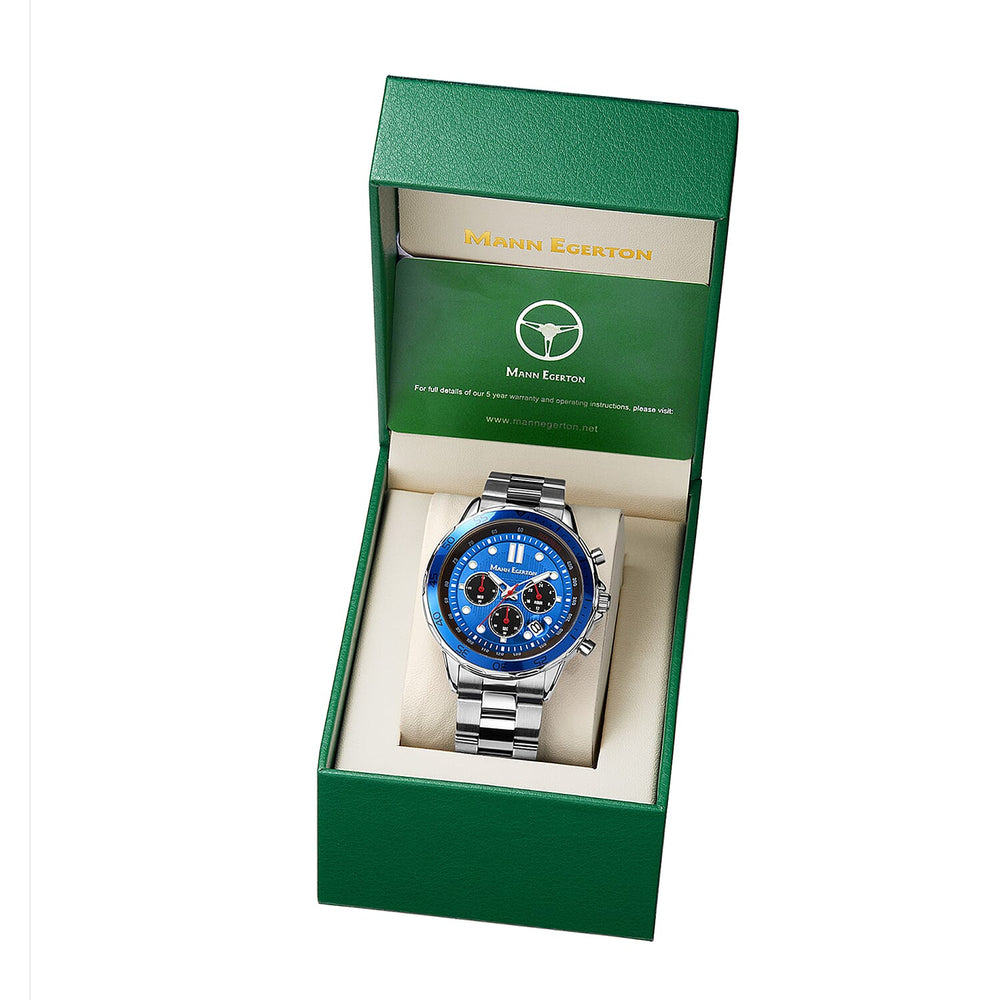 Limited Edition Mann Egerton Hand Assembled Counterspy in Steel Blue