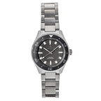 Nautis Holiss Japan Movt. Black Dial 20ATM Water Resistant Watch with Stainless Steel Chain Strap - Grey