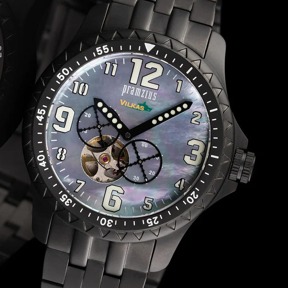 VOSTOK EUROPE Iron Wolf Blue Dial Automatic Movt. 10 ATM WR Watch