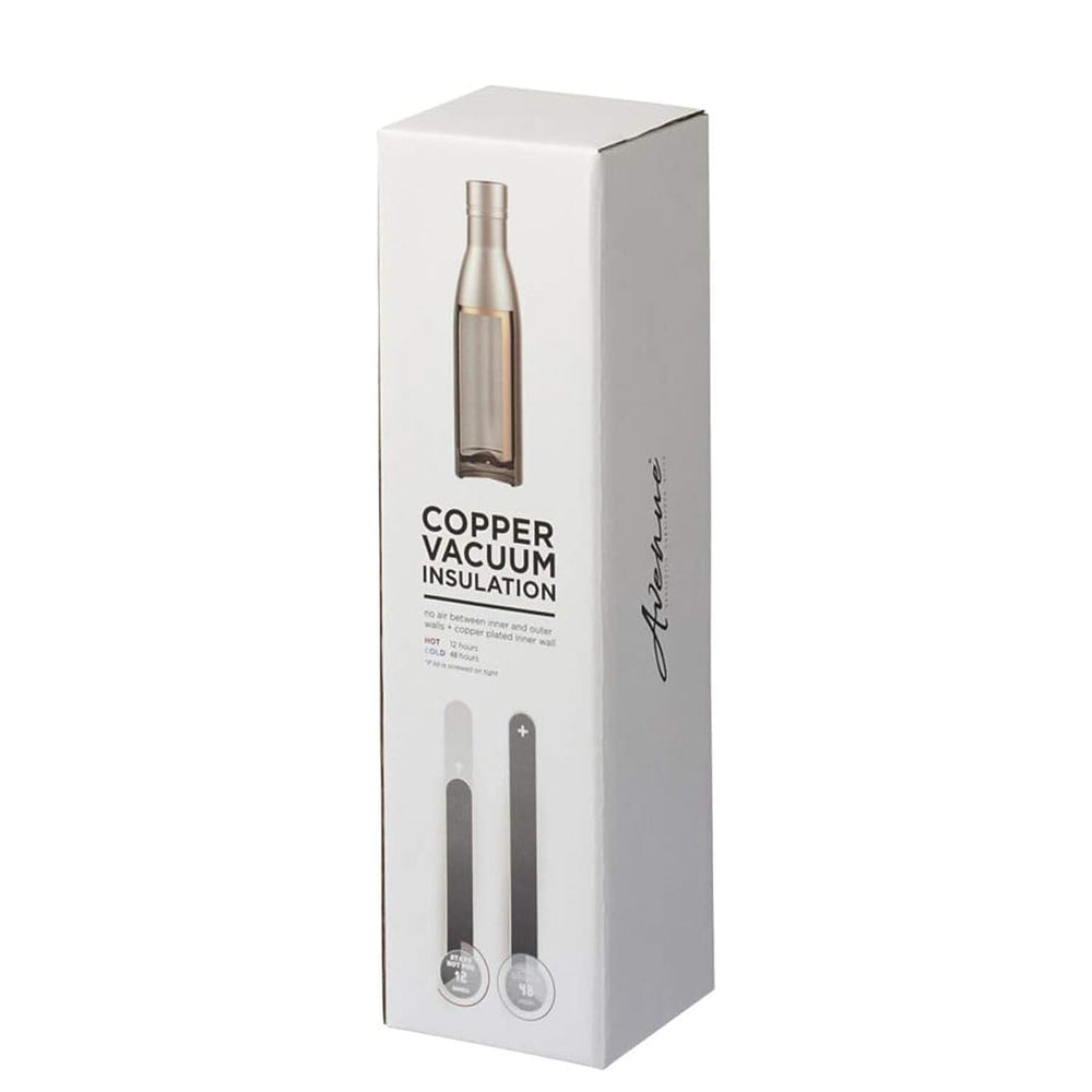 Avenue Copper Vacuum Insulated Bottle (590ml) - Navy
