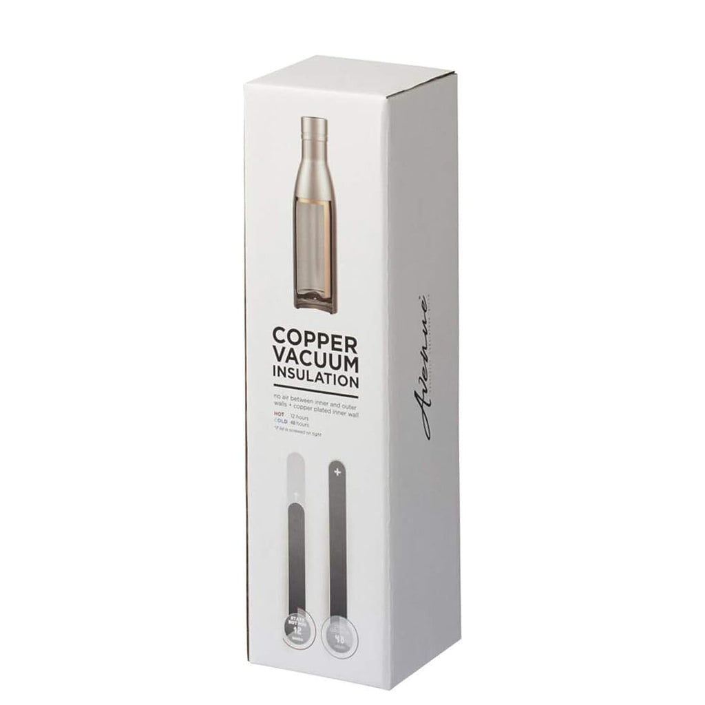 Avenue Copper Vacuum Insulated Bottle (590ml) - Navy