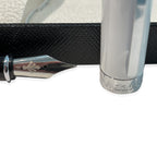 Azarine Snow Fountain Pen with Snap Closure - White