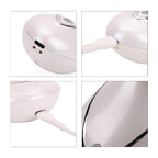 BEAUTECH Neck Massager- 6-in-1 Therapy with EMS, Red-Blue-Green Light, Heating, Vibration, & Intelligent Sensor - White