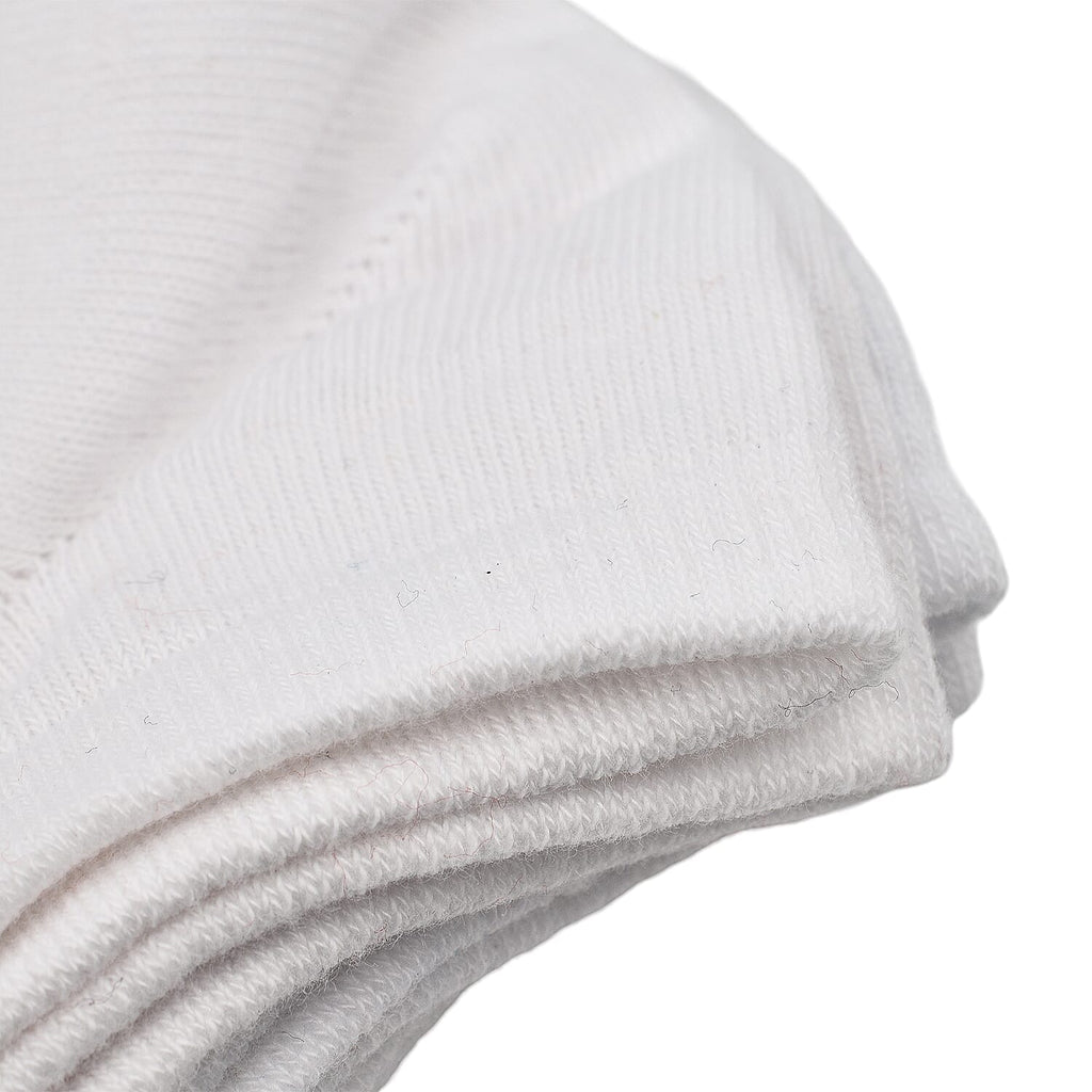 BENCH Pack of 3 100% Cotton Trainer Socks (One Size) - White