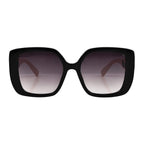 BENCH Square Sunglasses - Black & Cream