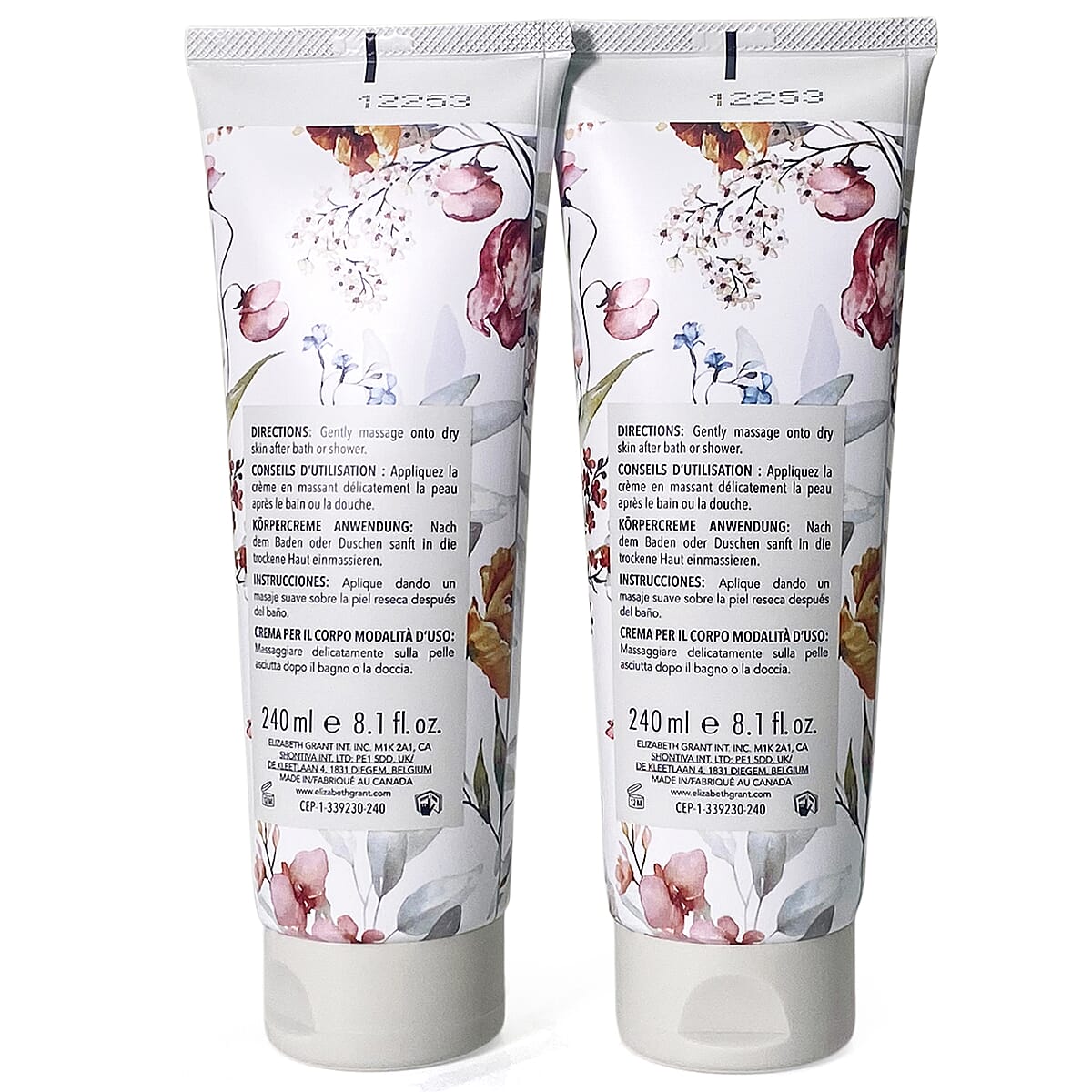 Elizabeth Grant Collagen Re-Inforce 3D Body Cream with White Truffle Duo - 240ml Each