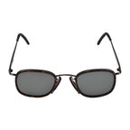 BOSS Unisex Square Sunglasses with Green Lenses
