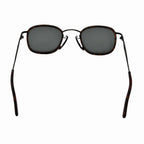 BOSS Unisex Square Sunglasses with Green Lenses