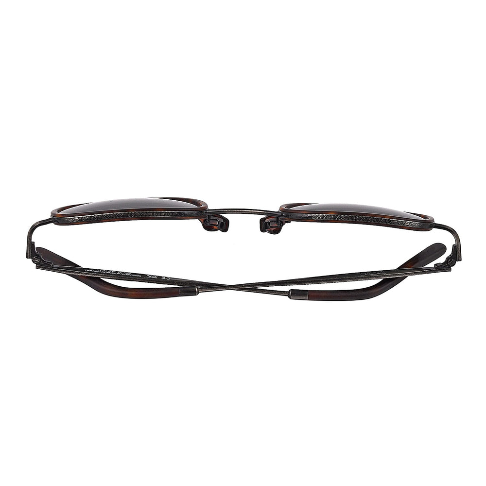 BOSS Unisex Square Sunglasses with Green Lenses