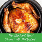 Dual Door Air Fryer - 6 Pre Sets - Sync Temp Baskets - 200c Temp - Easy Clean
