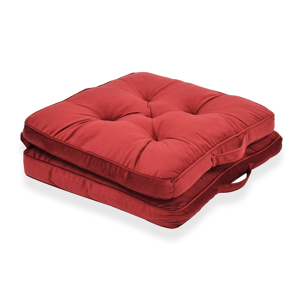 Back Support Armchair Booster Cushion - Maroon