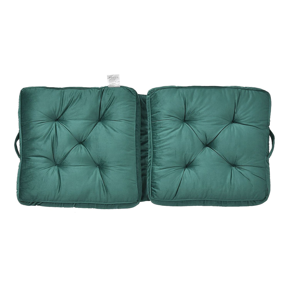 2 Back Support Armchair Booster Cushion - Green